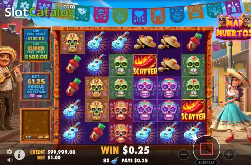 Скрин4. Mad Muertos слот