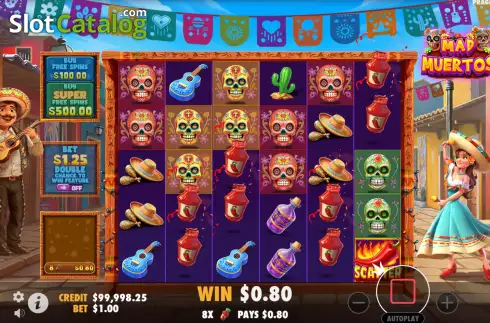 Скрин5. Mad Muertos слот