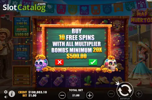 Скрин7. Mad Muertos слот