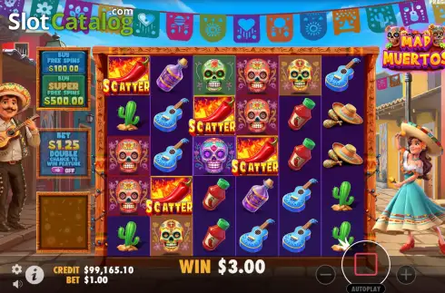 Скрин8. Mad Muertos слот