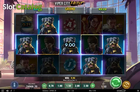Скрин3. Viper City Heist слот