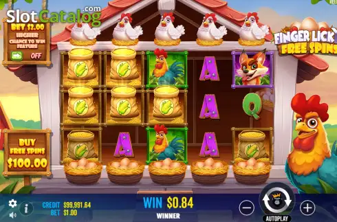 Скрин5. Finger Lick’n Free Spins слот