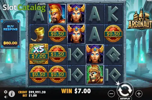 Скрин2. Argonauts (Pragmatic Play) слот