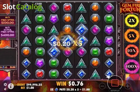 Скрин4. Gem Fire Fortune слот