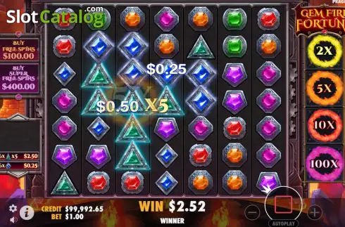 Скрин5. Gem Fire Fortune слот