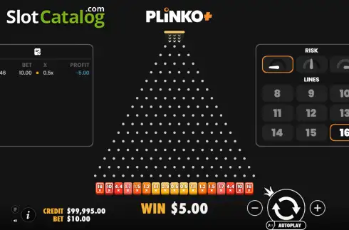 Скрин2. Plinko+ (Pragmatic Play) слот