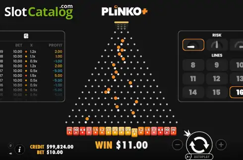 Скрин3. Plinko+ (Pragmatic Play) слот
