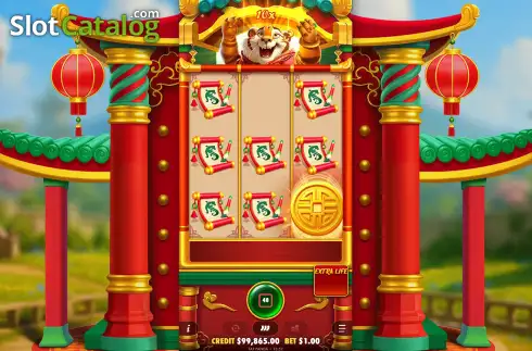Скрин2. Lucky Tiger Gold слот