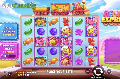 Скрин2. Jelly Express слот