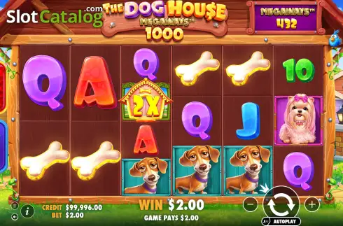 Скрин3. The Dog House Megaways 1000 слот