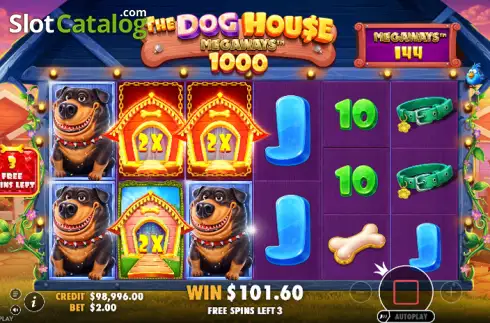 Скрин4. The Dog House Megaways 1000 слот