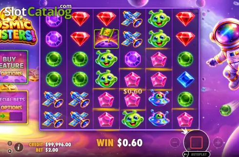Скрин3. Cosmic Clusters (Pragmatic Play) слот