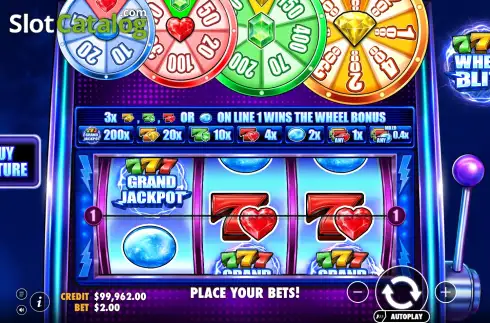 Скрин2. 777 Wheel Blitz слот