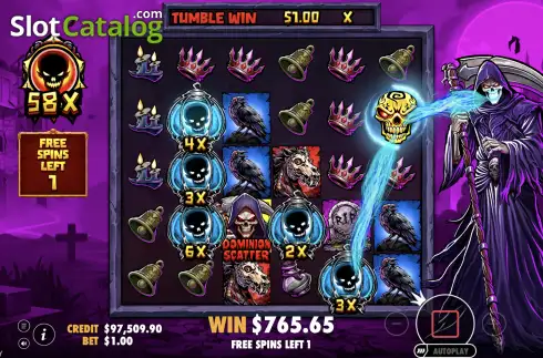 Скрин3. Death Dominion слот