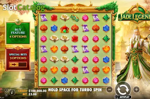 Скрин2. Jade Legends слот
