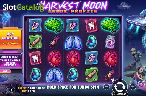 Скрин2. Harvest Moon Grave Profits слот