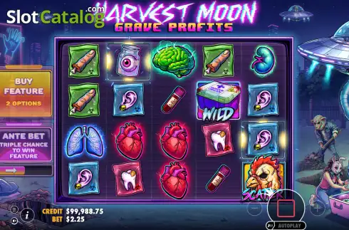 Скрин3. Harvest Moon Grave Profits слот