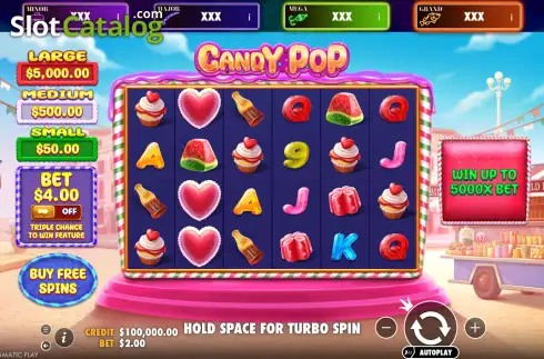 Скрин2. Candy Pop (Pragmatic Play) слот