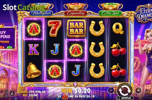 Скрин3. Eternal Diamonds слот