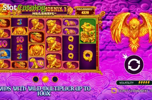 Скрин2. Lucky Phoenix Megaways 2 слот