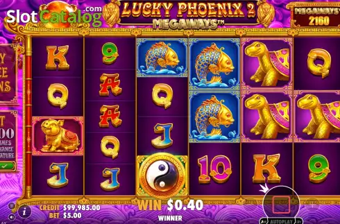Скрин3. Lucky Phoenix Megaways 2 слот