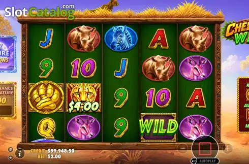 Скрин3. Cheetah Wild слот