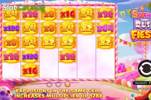 Скрин2. Sweet Rush Fiesta слот