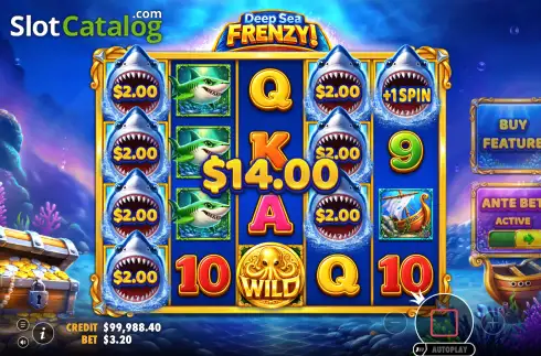 Скрин3. Deep Sea Frenzy слот