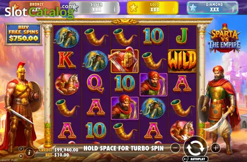 Скрин2. Sparta vs the Empire Jackpot Star слот