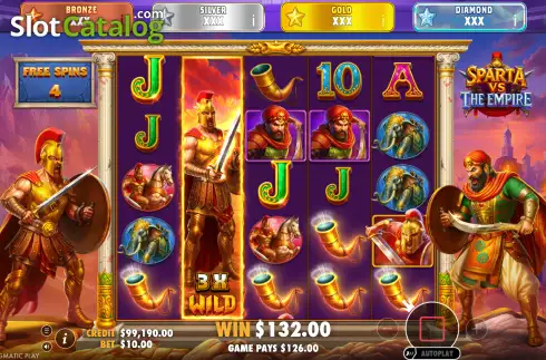 Скрин3. Sparta vs the Empire Jackpot Star слот