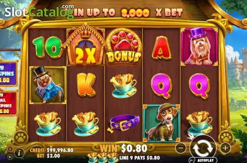 Скрин3. The Dog Mansion: Royal Hunt слот