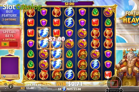 Скрин3. Fortune of Heaven слот