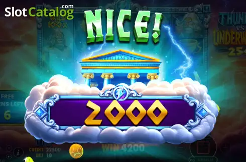 Скрин3. Thunder vs Underworld 250 слот