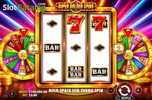 Скрин2. Super Golden Spins слот