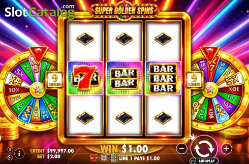 Скрин3. Super Golden Spins слот