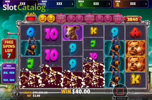 Скрин3. Bone Rush Megaways слот