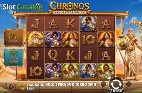 Скрин2. Chronos Sands of Eternity слот