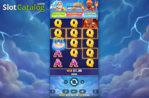 Скрин3. Zeus vs Hades POP слот