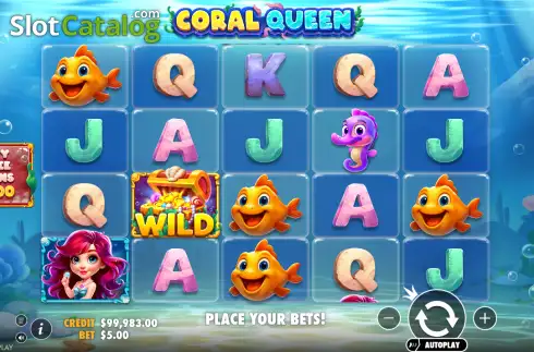Скрин2. Coral Queen Oranje Jackpot слот