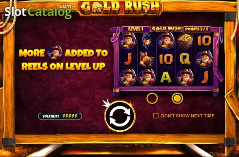 Скрин2. Gold Rush (Pragmatic Play) слот