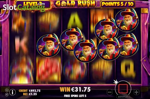 Скрин8. Gold Rush (Pragmatic Play) слот