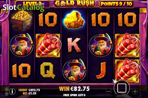 Скрин9. Gold Rush (Pragmatic Play) слот