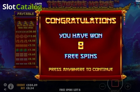 Скрин8. Treasure Horse слот