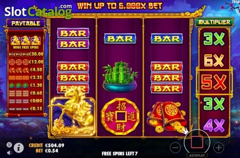 Скрин9. Treasure Horse слот