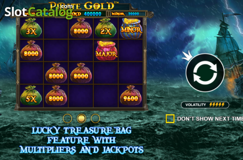 Скрин3. Pirate Gold (Pragmatic Play) слот