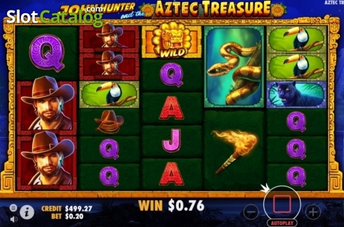 Скрин5. John Hunter and the Aztec Treasure слот