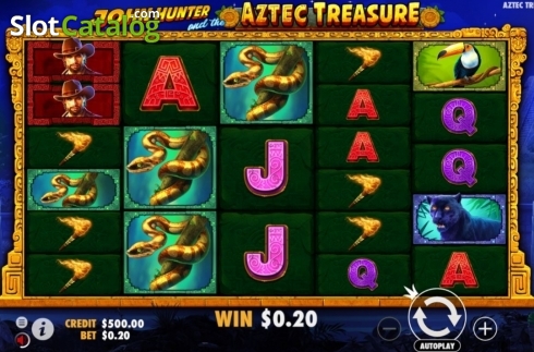 Скрин4. John Hunter and the Aztec Treasure слот
