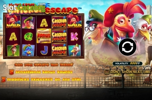 Скрин2. The Great Chicken Escape слот