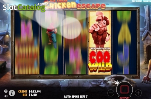 Скрин5. The Great Chicken Escape слот