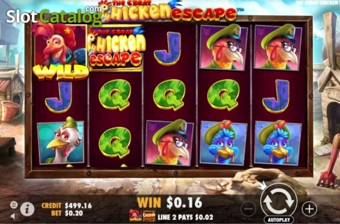 Скрин6. The Great Chicken Escape слот